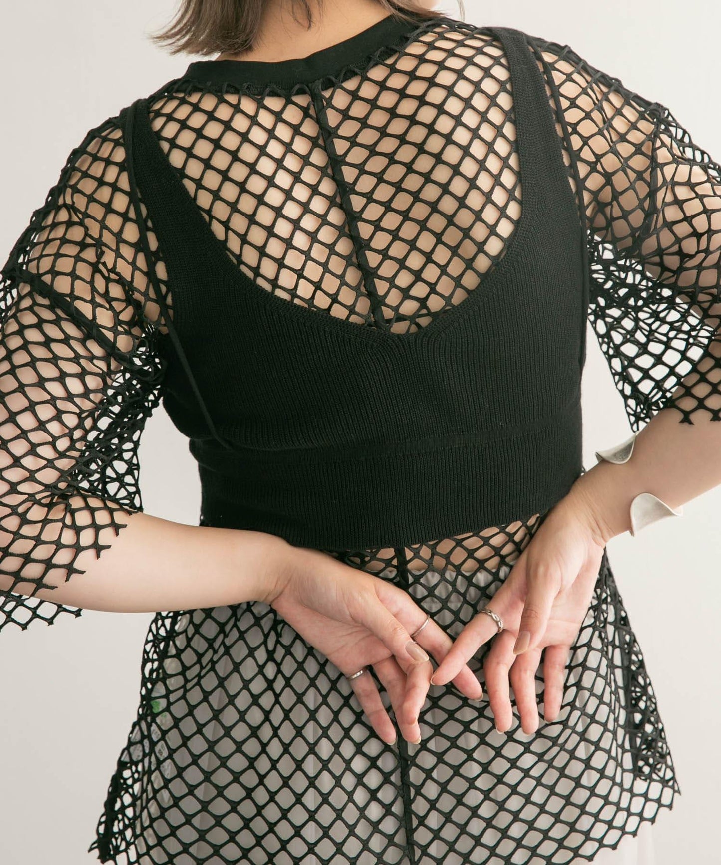 層疊風格針織背心