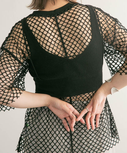 層疊風格針織背心