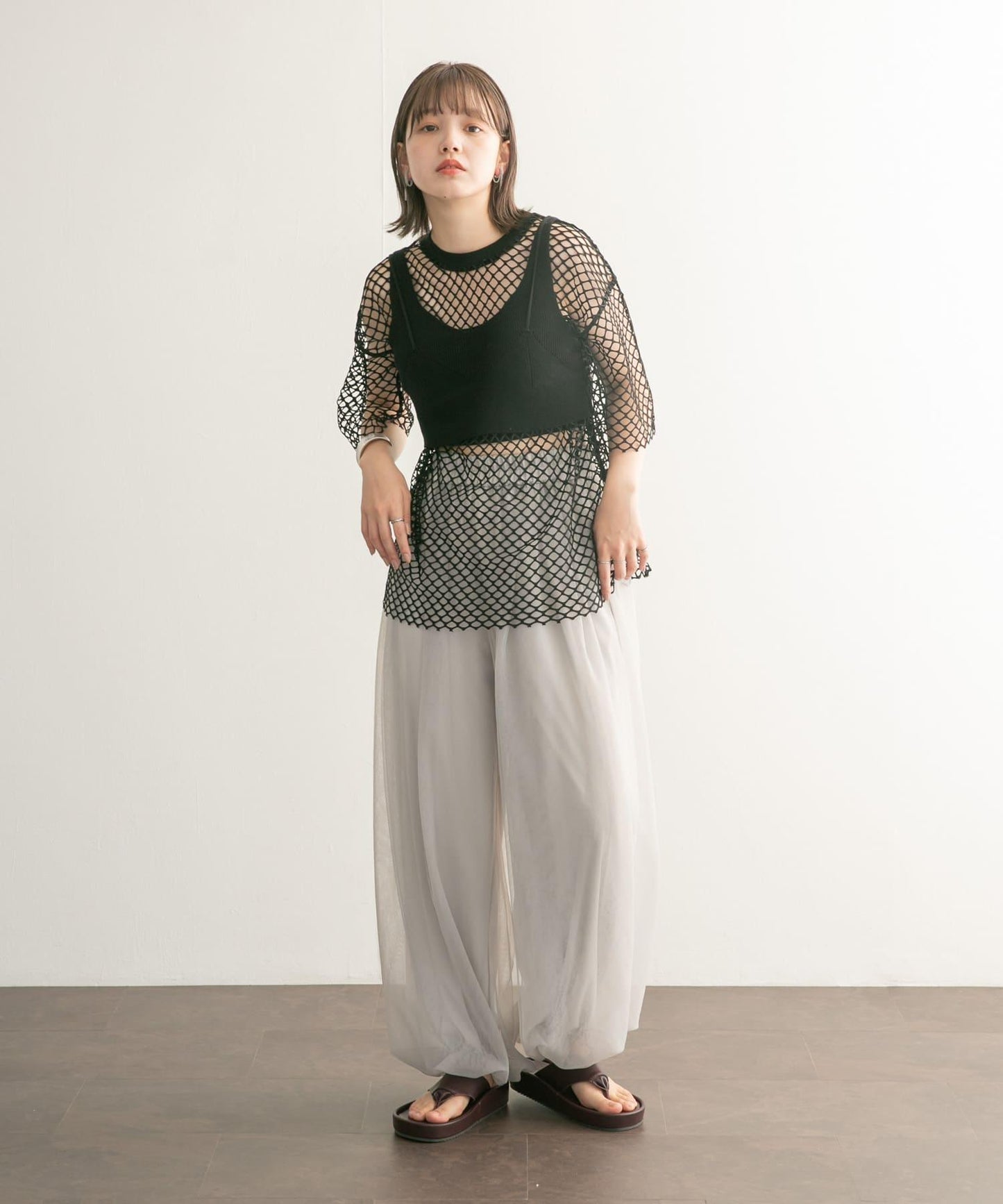 層疊風格針織背心