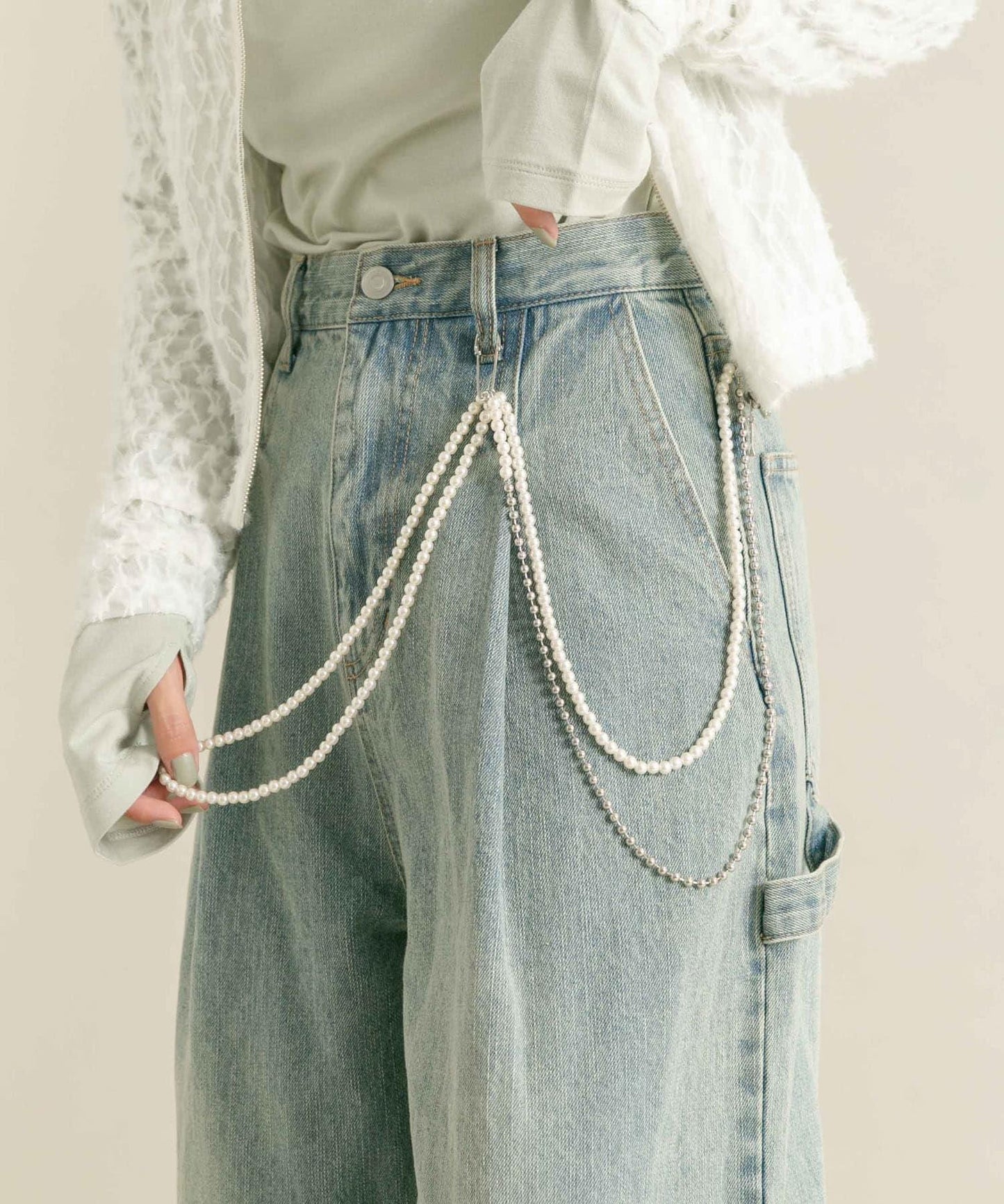 帶別針長款項鍊