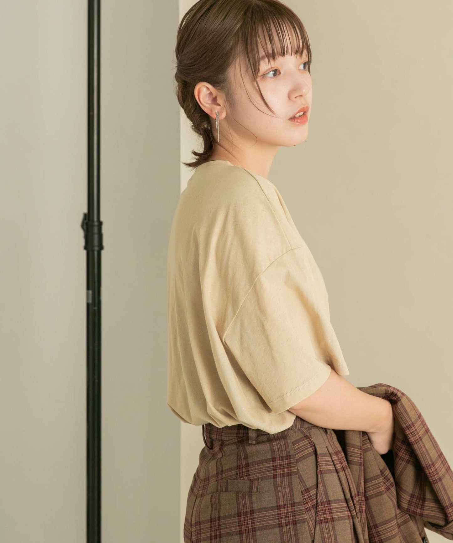 透視印花寬鬆T恤