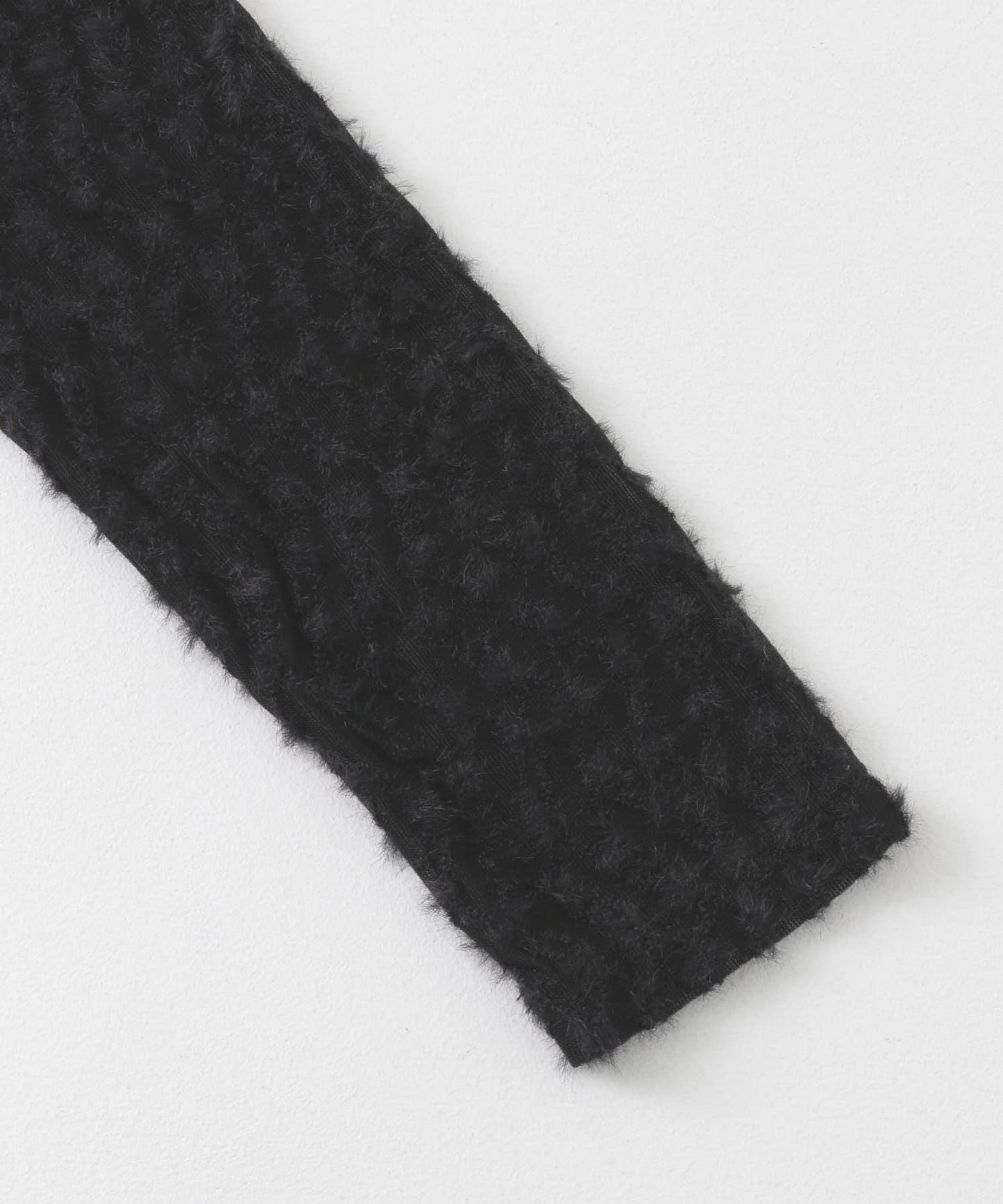 前拉鍊羽毛長袖T恤