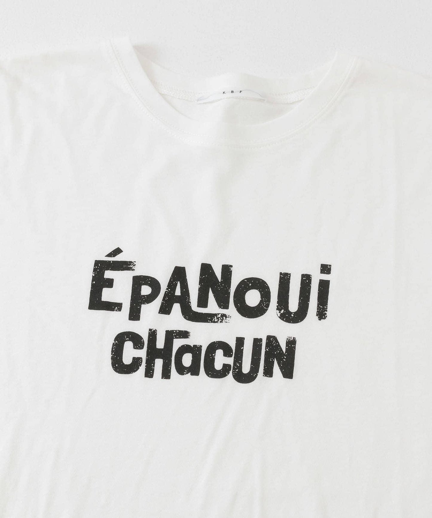 透視印花寬鬆T恤