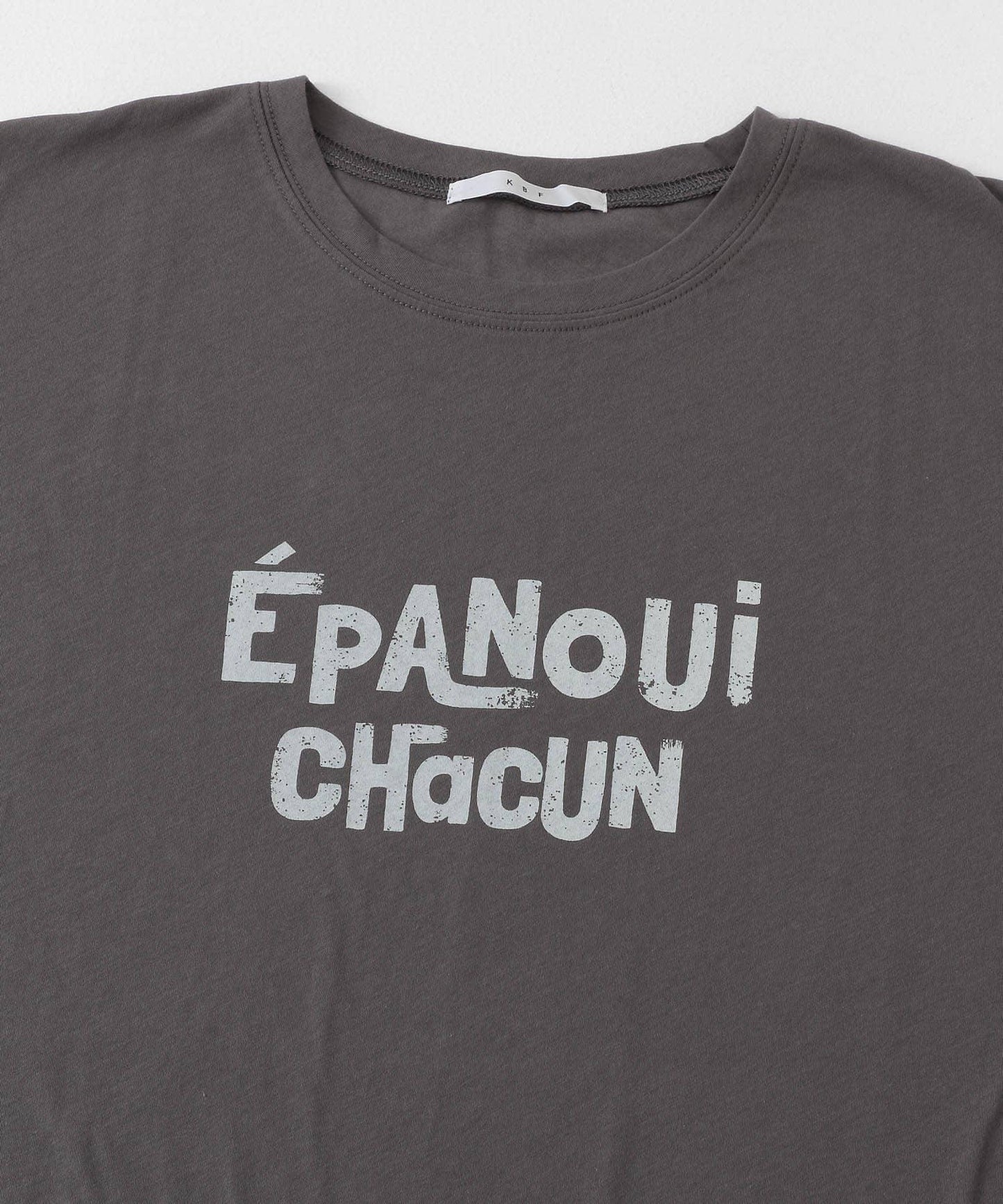 透視印花寬鬆T恤