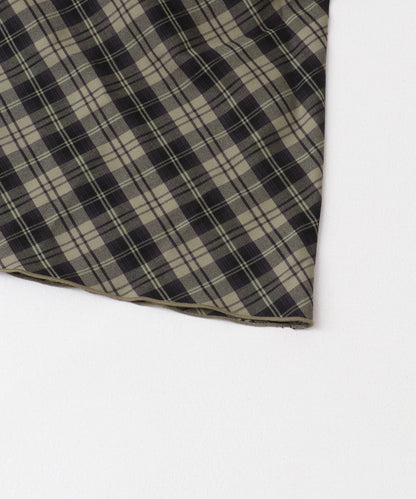 格紋窄身半身裙（帶內襯）