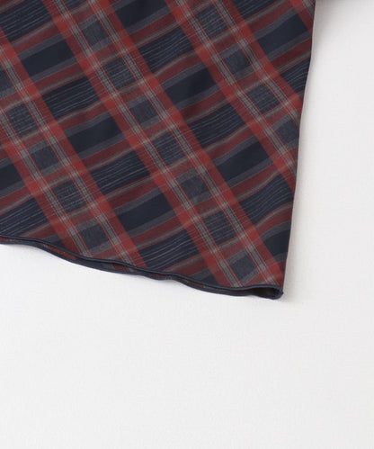 格紋窄身半身裙（帶內襯）