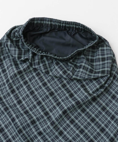 格紋窄身半身裙（帶內襯）