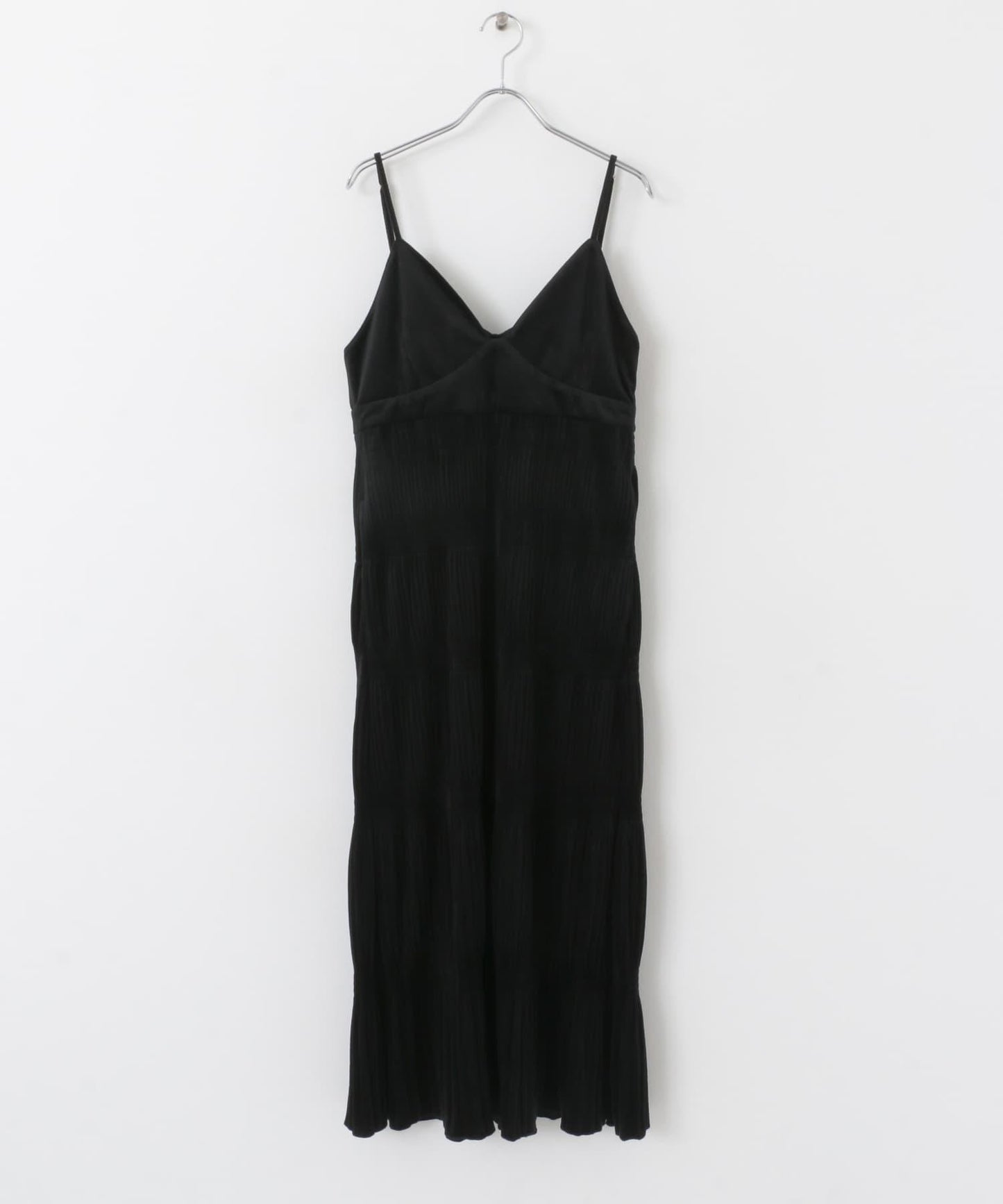 百褶吊帶連衣裙