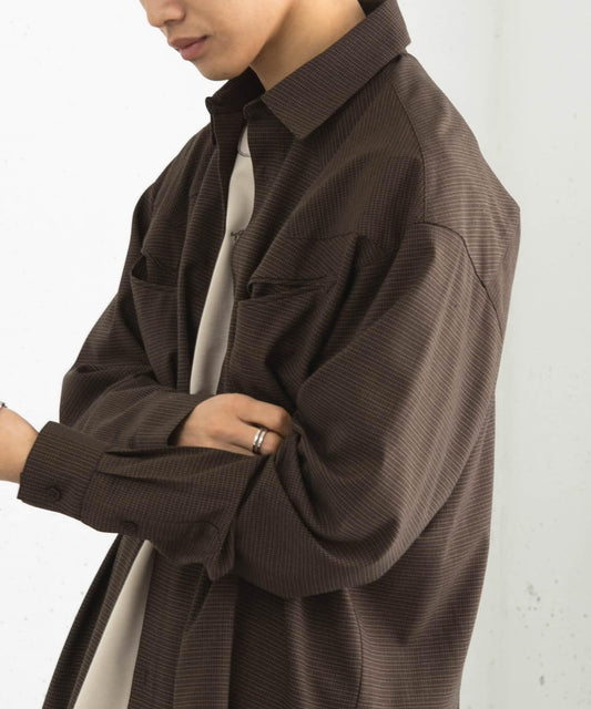 格子西部風襯衫