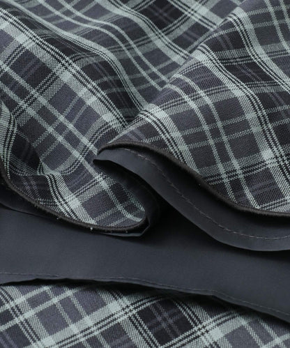 格紋窄身半身裙（帶內襯）