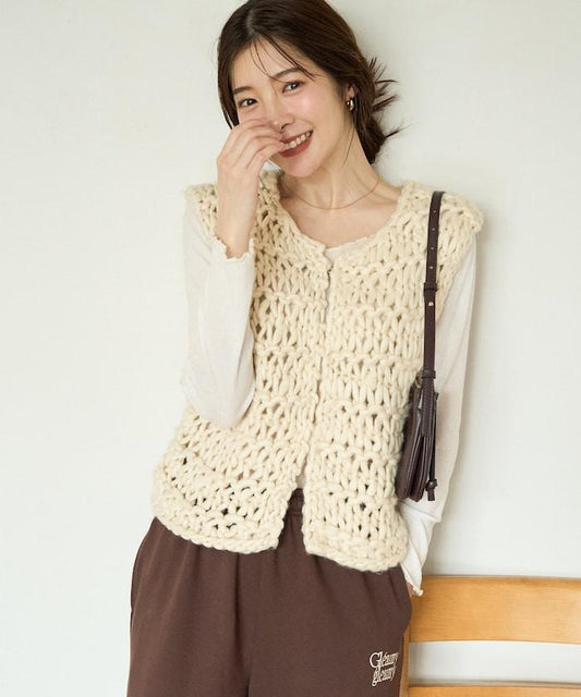 手工編織背心