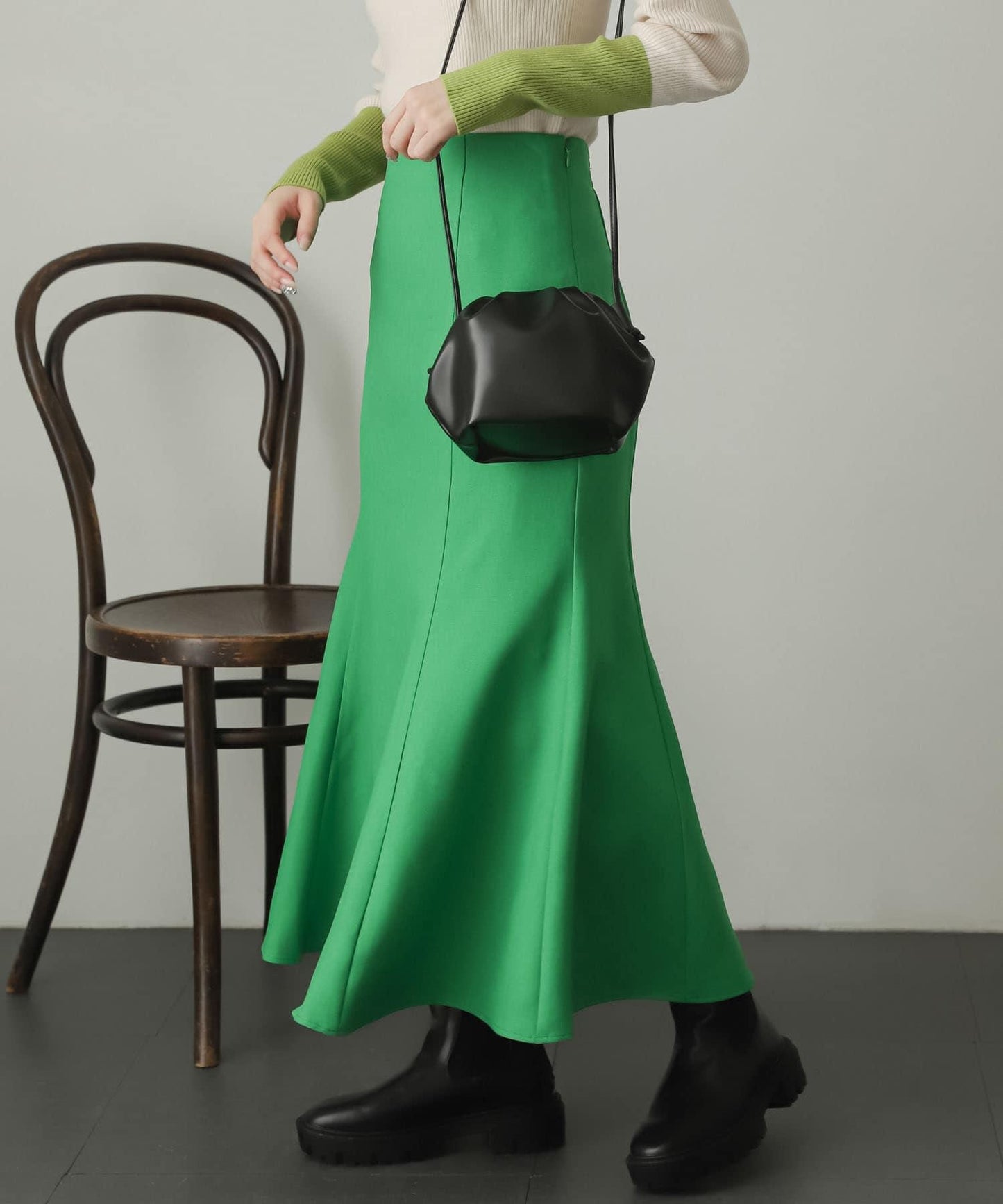 仿羊毛美人魚裙