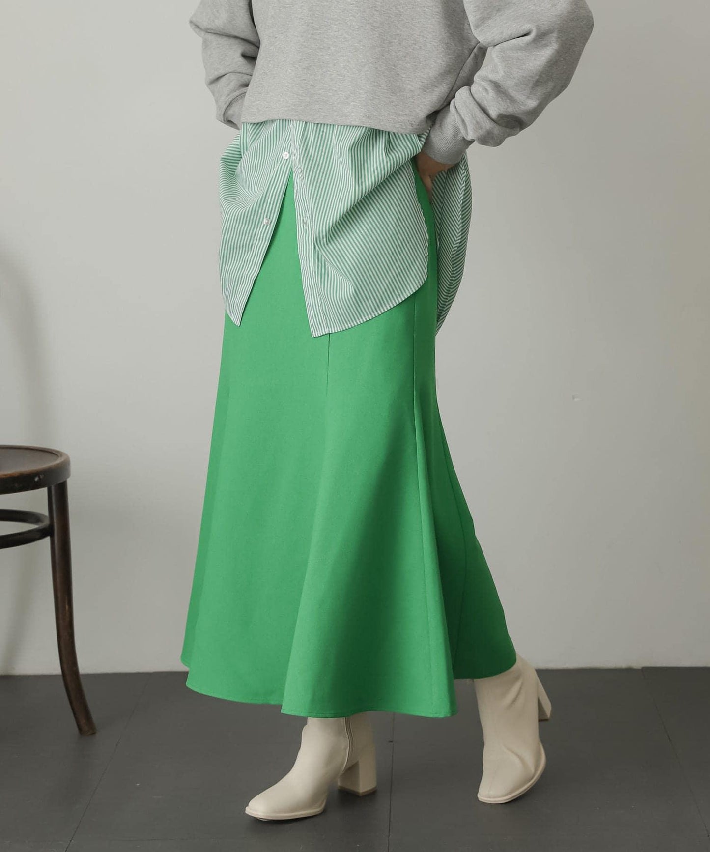 仿羊毛美人魚裙