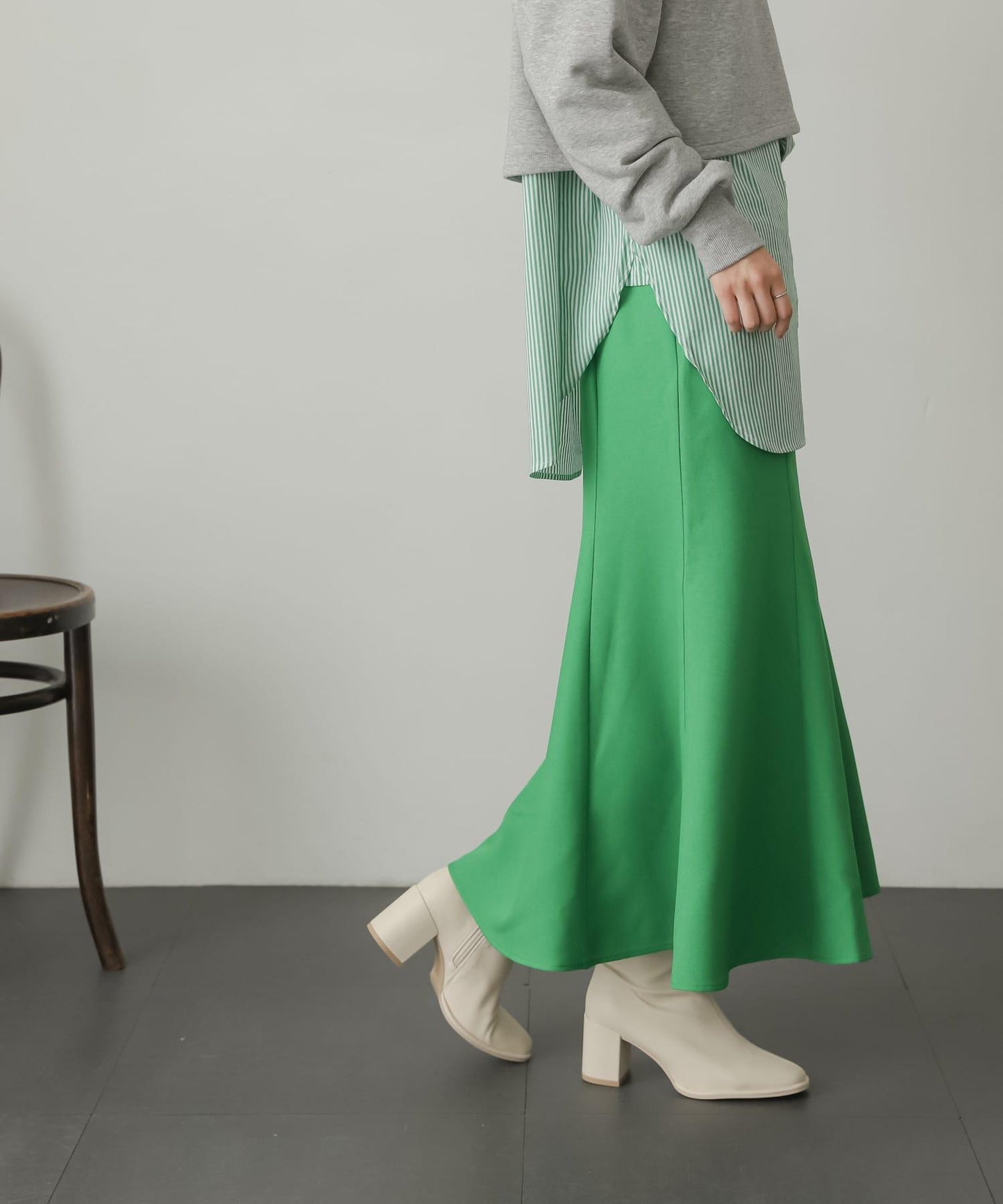 仿羊毛美人魚裙