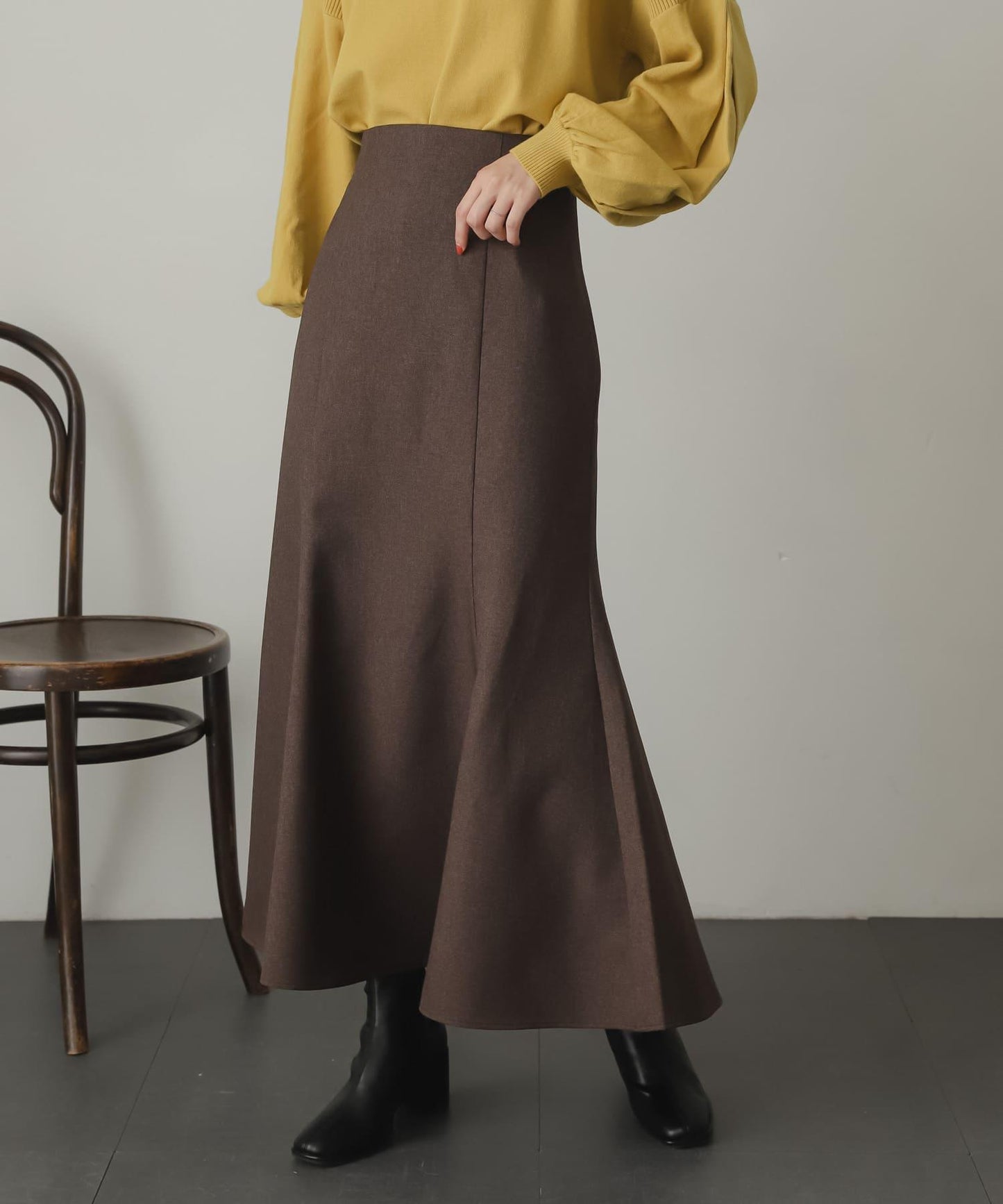 仿羊毛美人魚裙