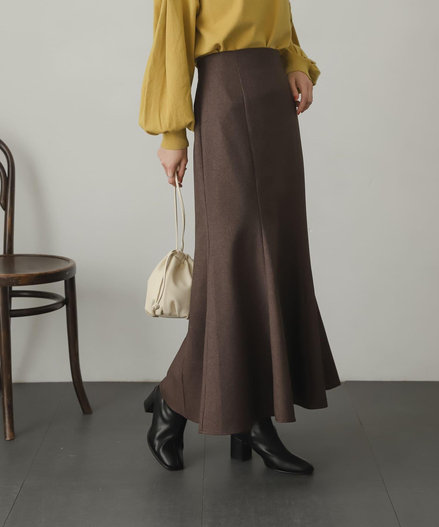 仿羊毛美人魚裙