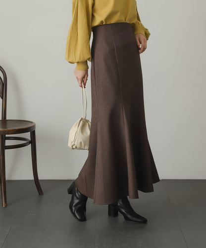 仿羊毛美人魚裙