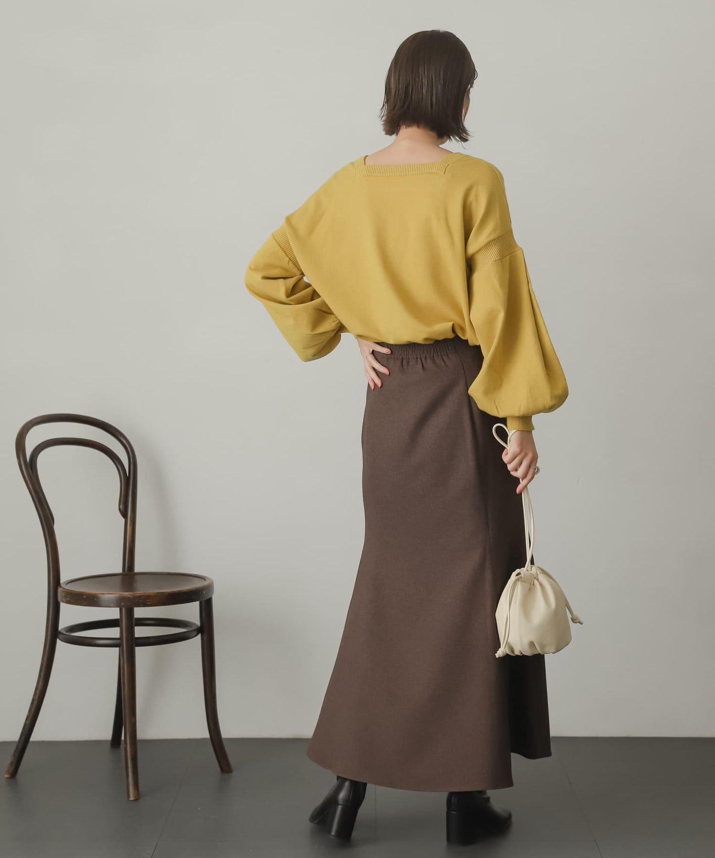 仿羊毛美人魚裙