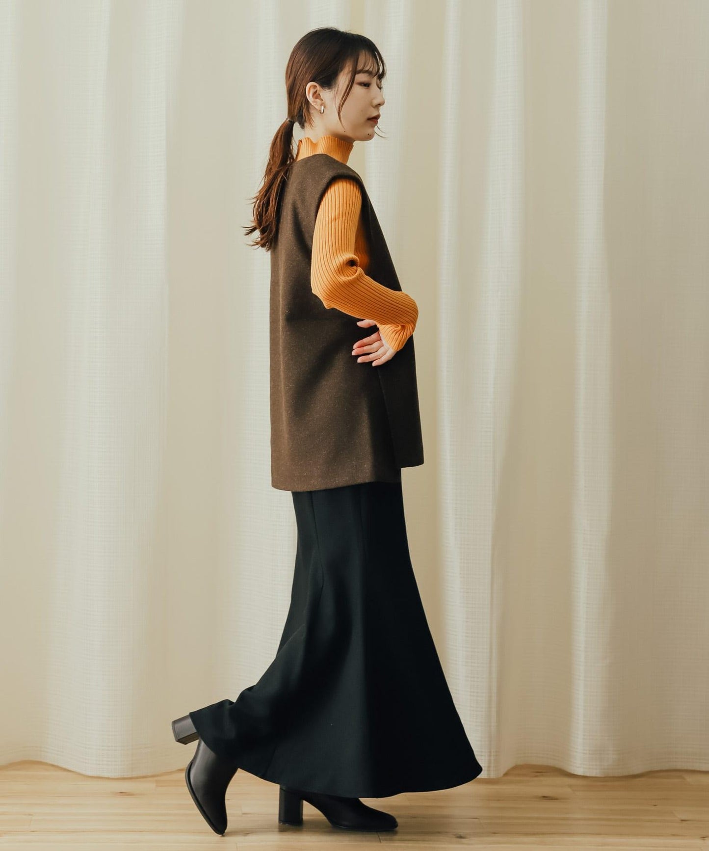 仿羊毛美人魚裙