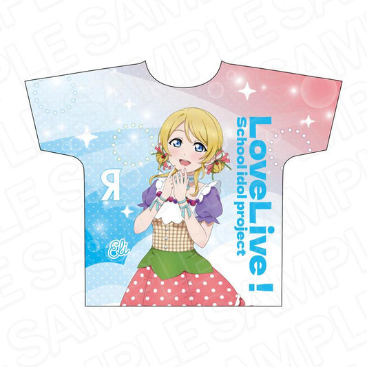 LoveLive! 全幅印花T恤 絢瀨繪里 Cafe party ver