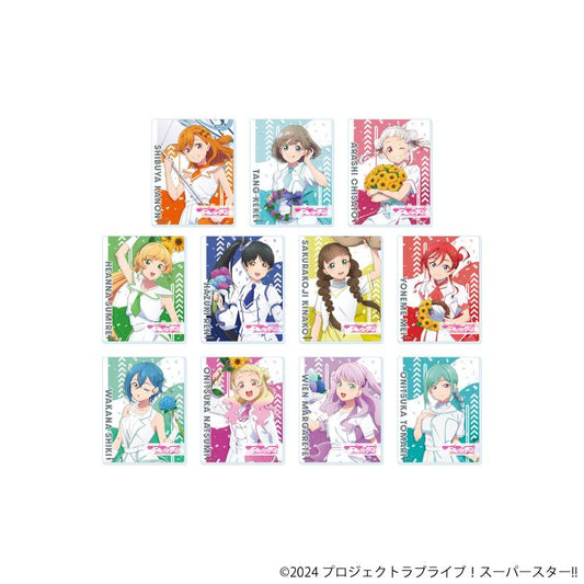 LoveLive! Superstar!! 亞克力卡片04/遊行版 完整套裝（全11種）（新繪插畫）【完整套裝/共11個】