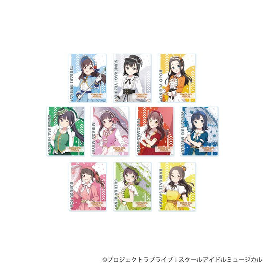 學園偶像音樂劇 亞克力卡片06/遊行版 完整套裝（全10種）（全新繪製插畫）【完整套裝/10個裝】