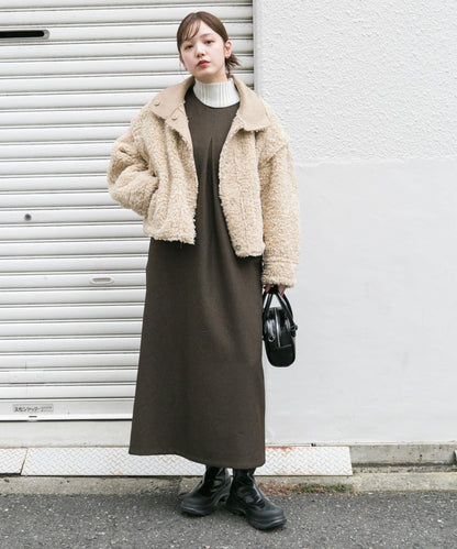 「2尺碼可選」後背交叉連衣裙