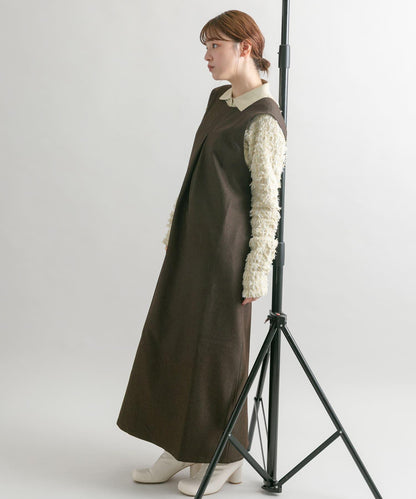 「2尺碼可選」後背交叉連衣裙