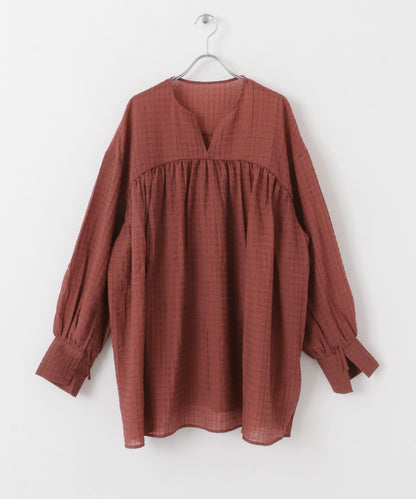 抽繩袖迷你連衣裙