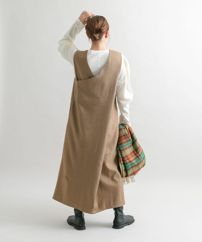 「2尺碼可選」後背交叉連衣裙