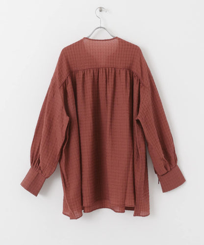 抽繩袖迷你連衣裙