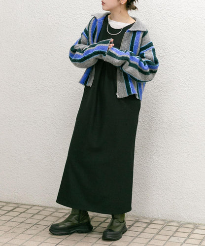 「2尺碼可選」後背交叉連衣裙