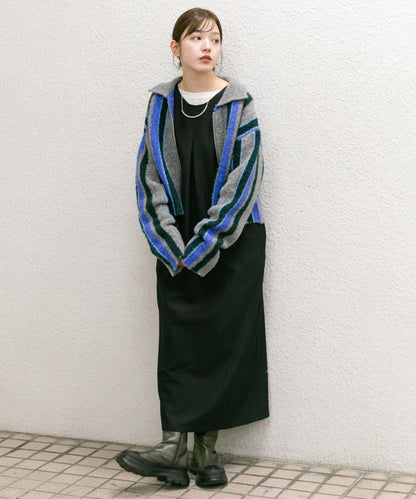 「2尺碼可選」後背交叉連衣裙