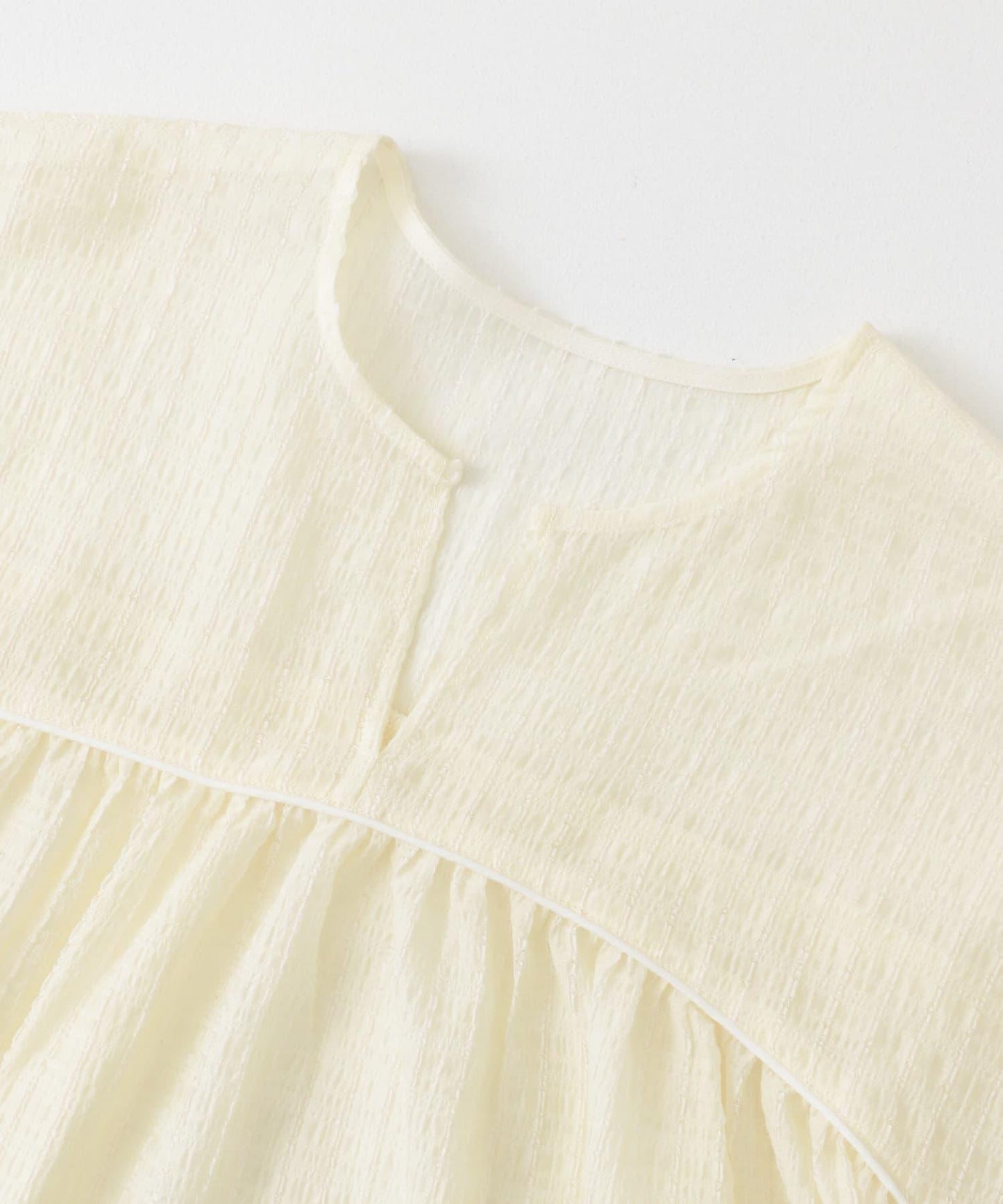 抽繩袖迷你連衣裙