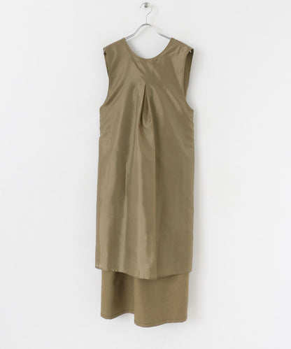 「2尺碼可選」後背交叉連衣裙