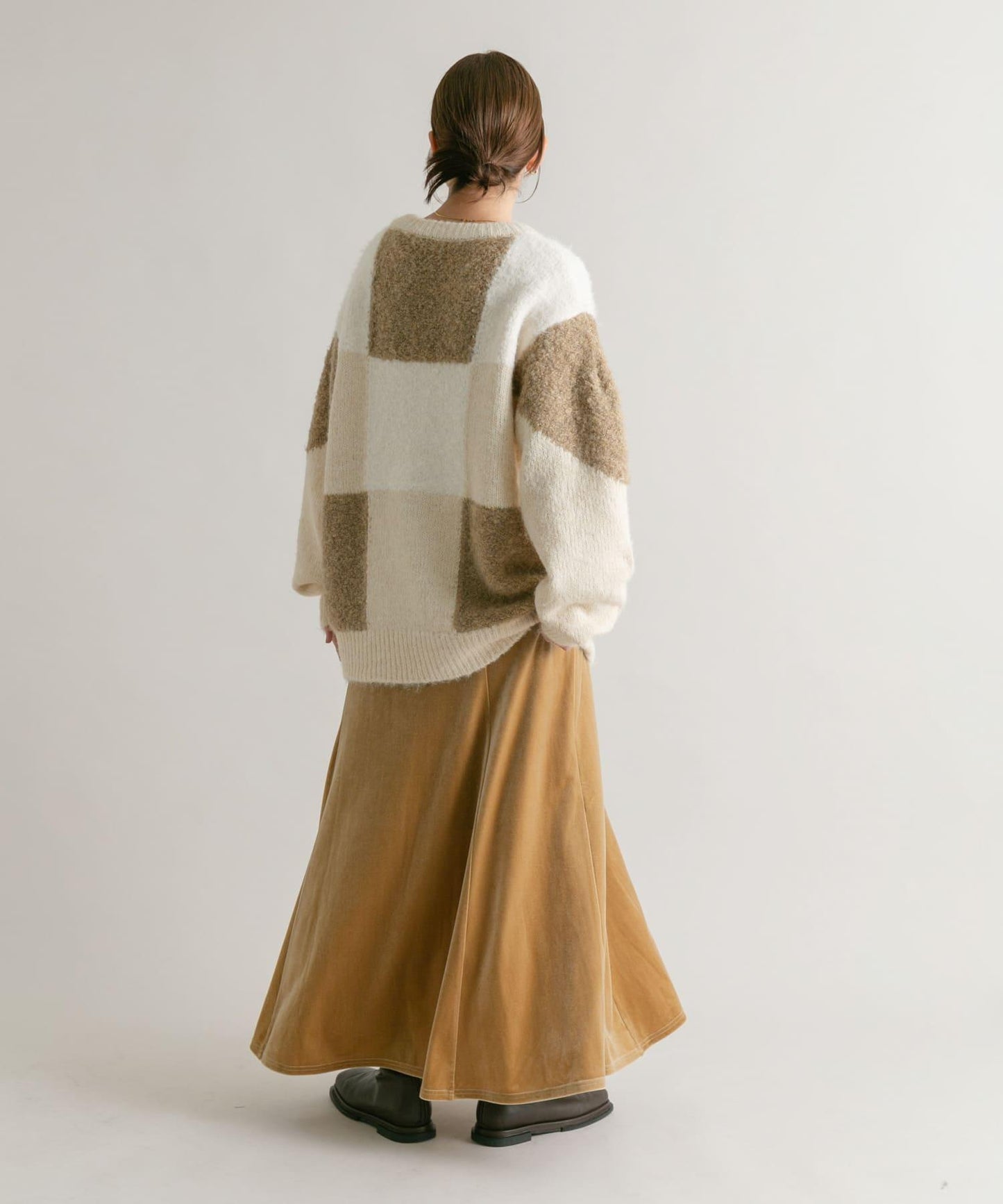 微喇天鵝絨半裙