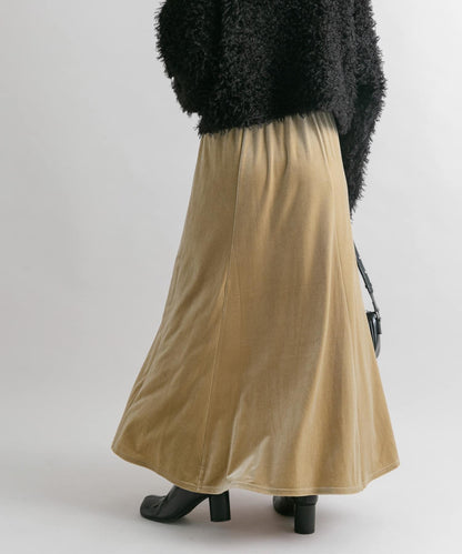 微喇天鵝絨半裙