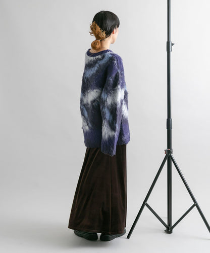 微喇天鵝絨半裙