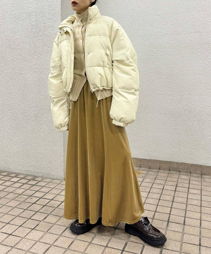 微喇天鵝絨半裙