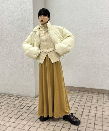 微喇天鵝絨半裙