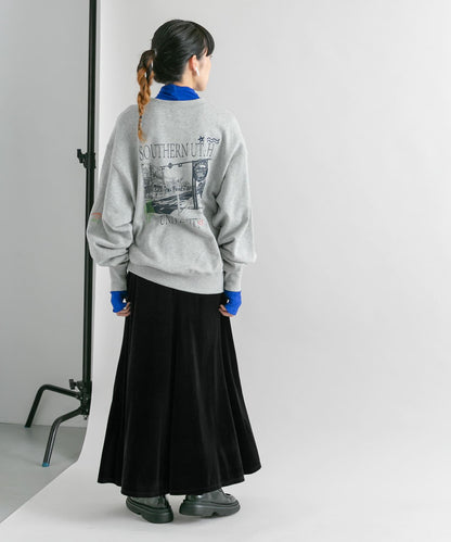 微喇天鵝絨半裙