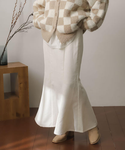 燈芯絨美人魚裙