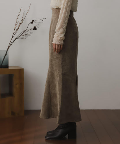 燈芯絨美人魚裙