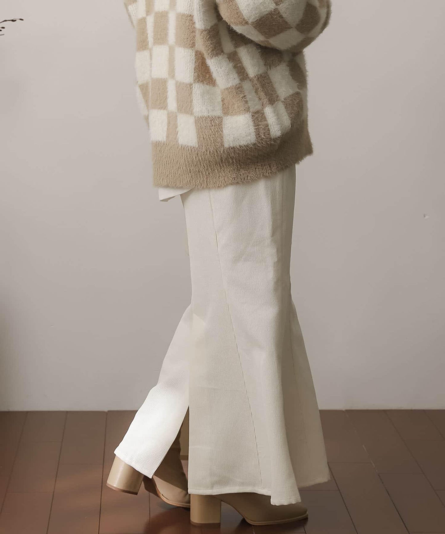 燈芯絨美人魚裙