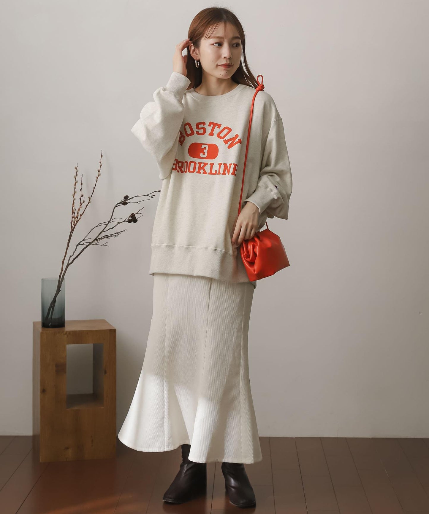 燈芯絨美人魚裙