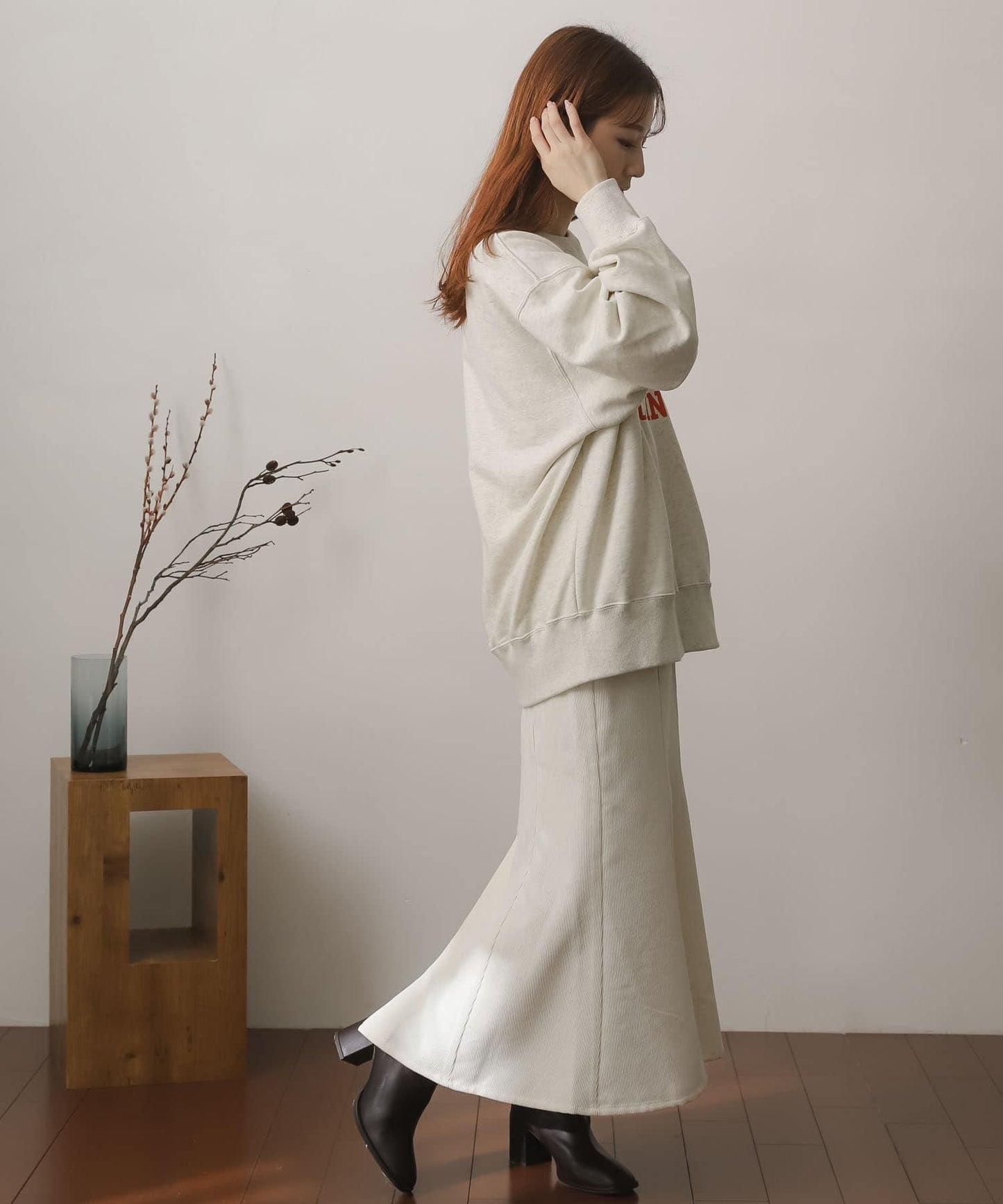 燈芯絨美人魚裙