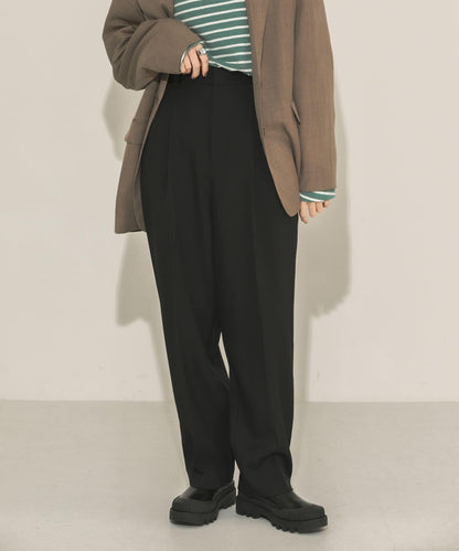 中線寬鬆西裝褲