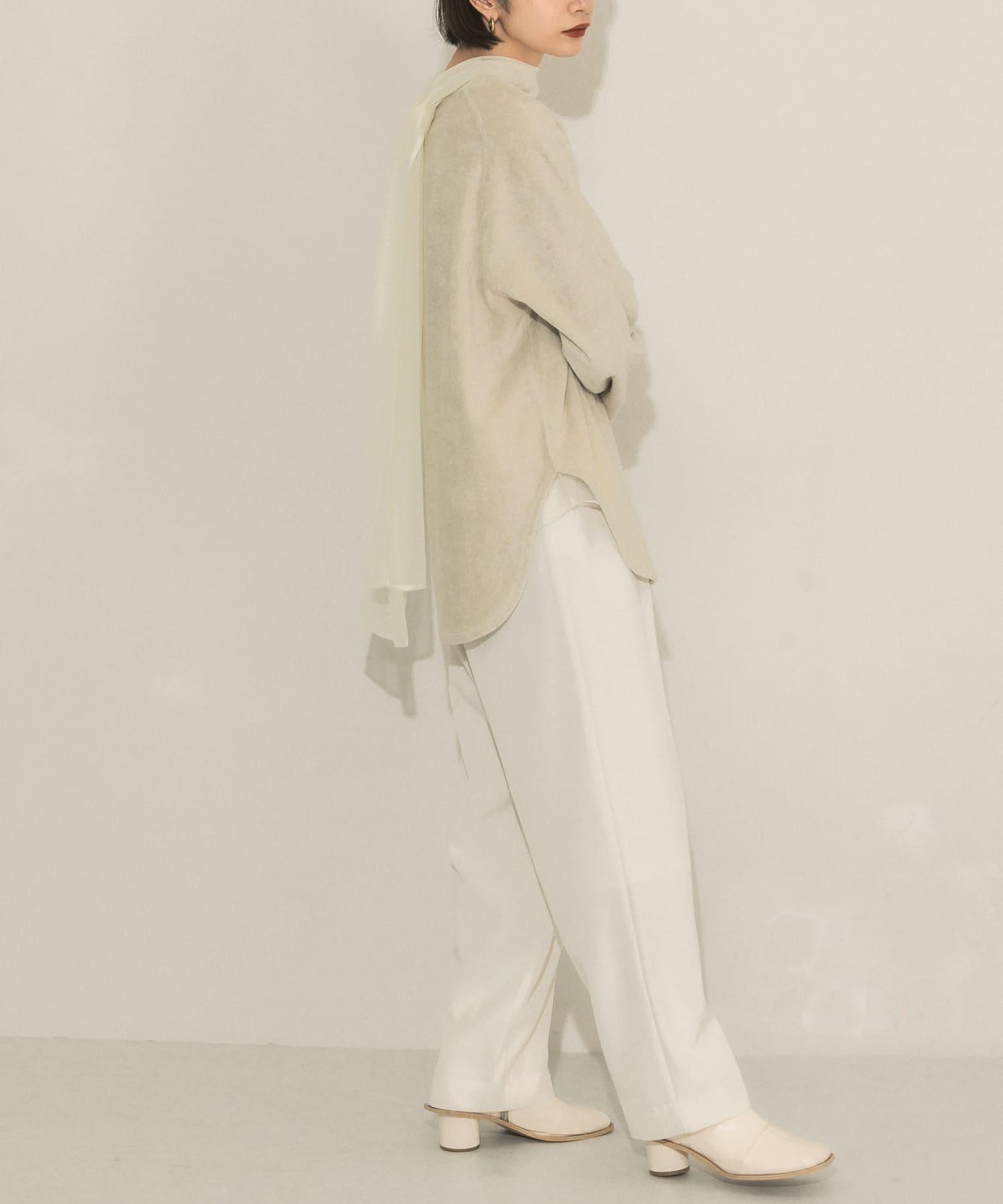 中線寬鬆西裝褲