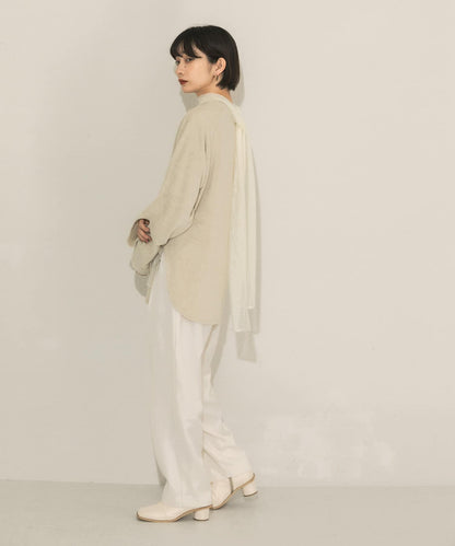 中線寬鬆西裝褲