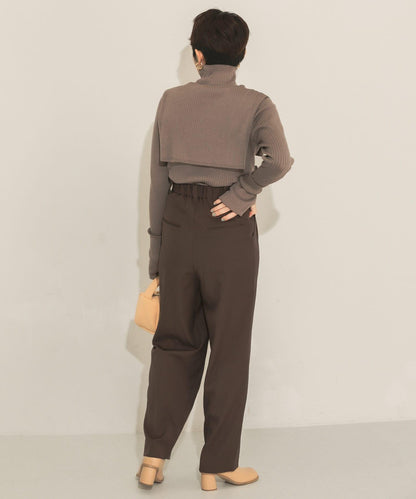 中線寬鬆西裝褲